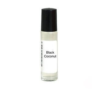 Black Coconut 1/3 Oz Fragrance Oil 1/3 Glass Roll-On Bottle